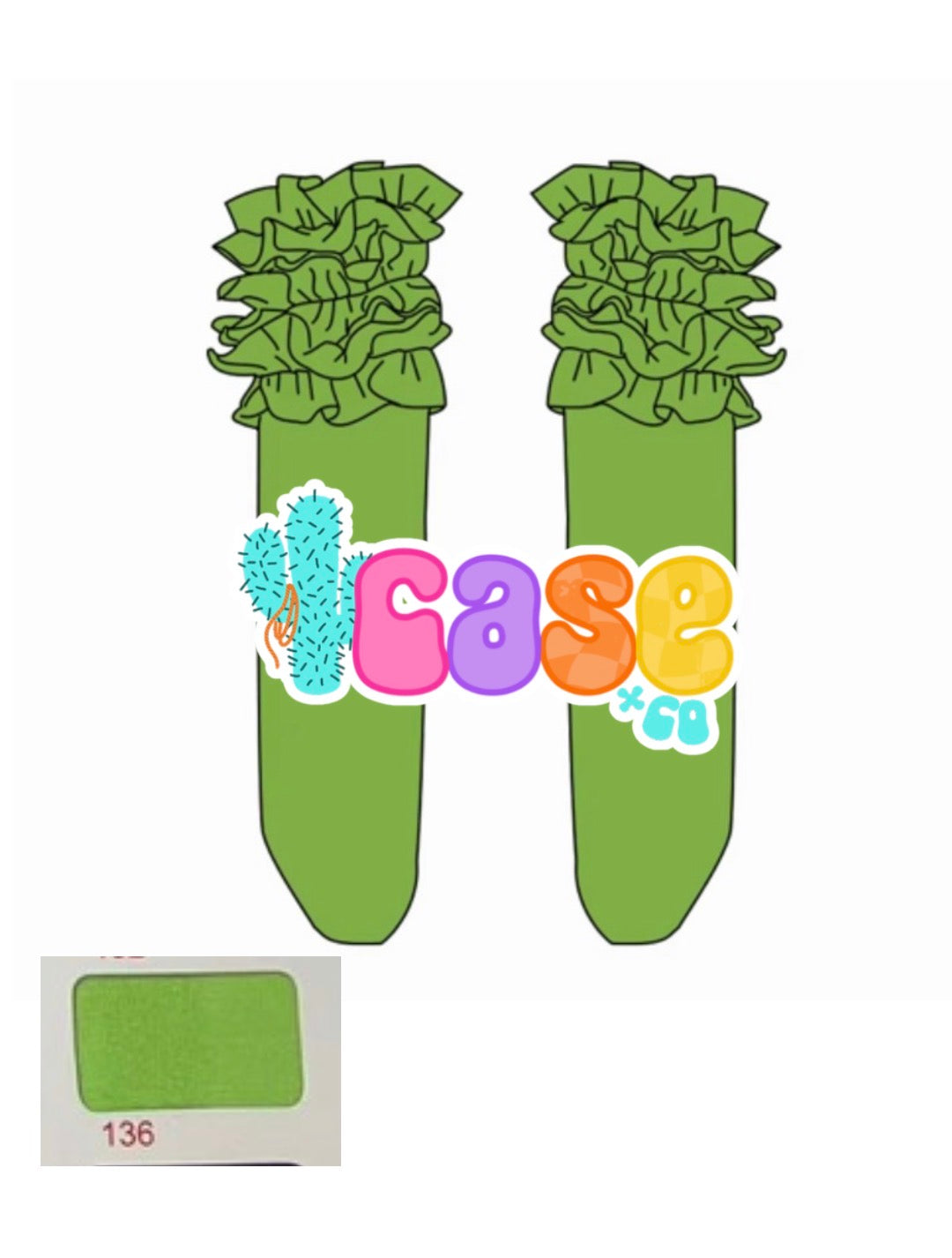 Green 136 Boot Sock PREORDER