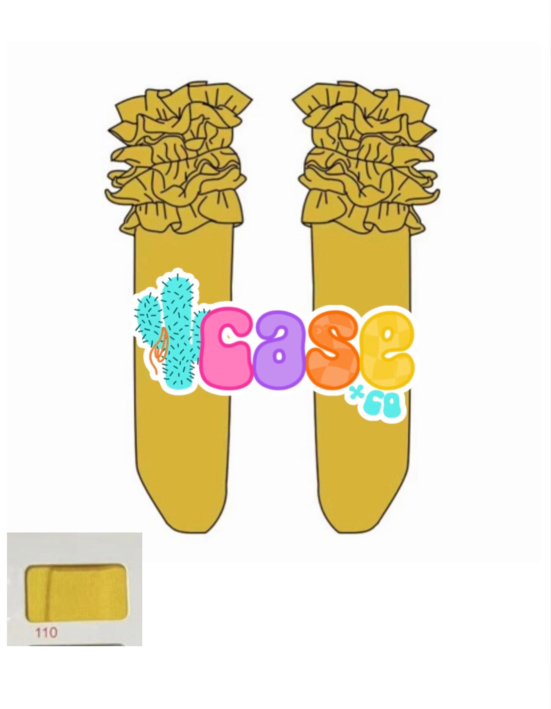 Yellow 110 Boot Sock PREORDER