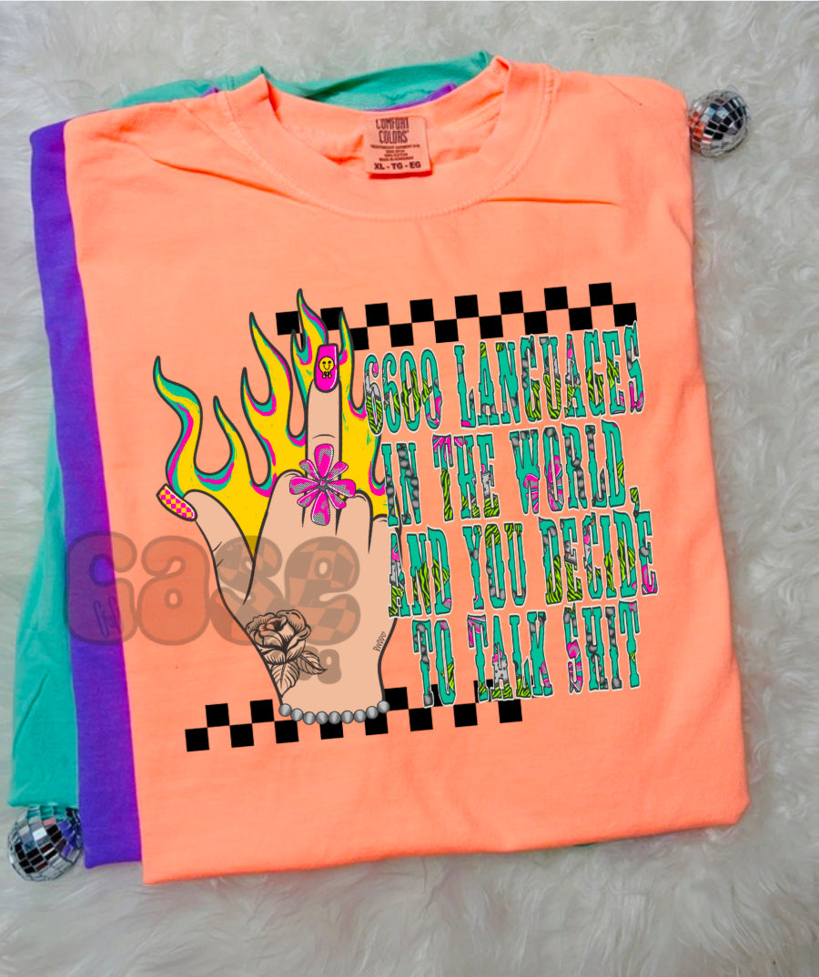 6600 languages tee