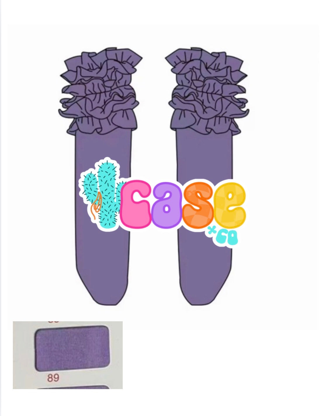 Purple 89 Boot Sock PREORDER