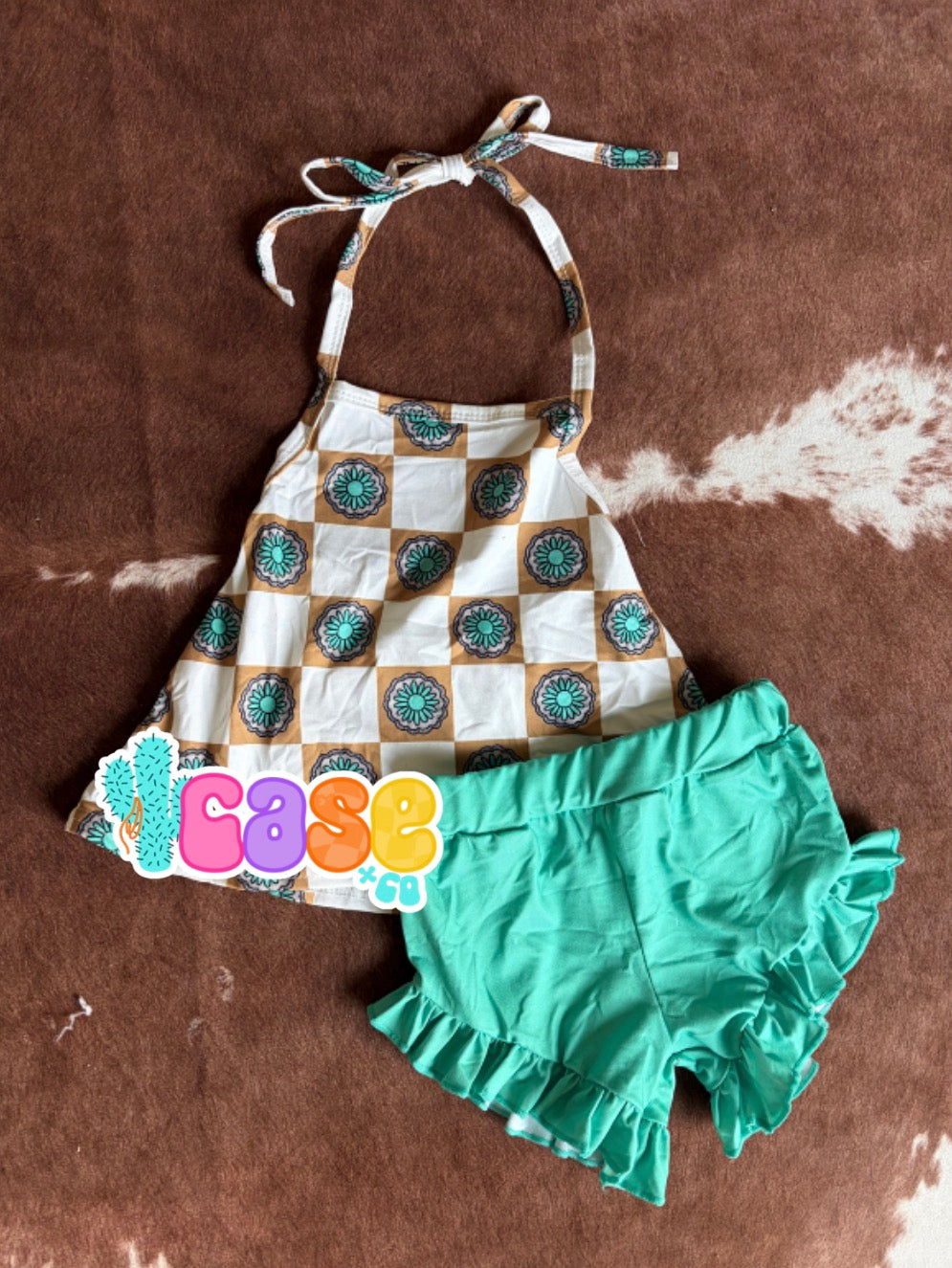 Concho Cowgirl swing top & shorties RTS