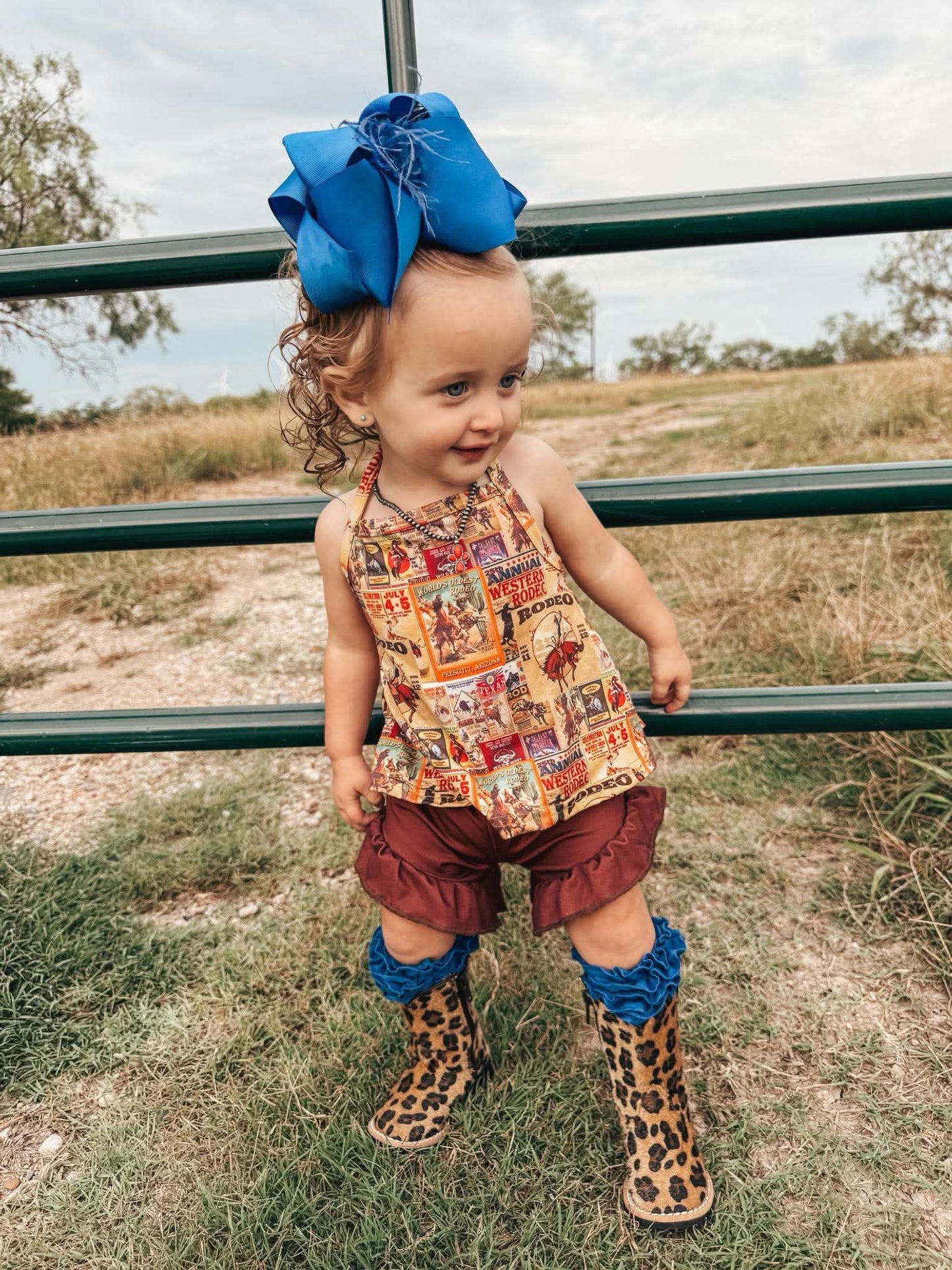 Rodeo Poster Swing top & shorties RTS