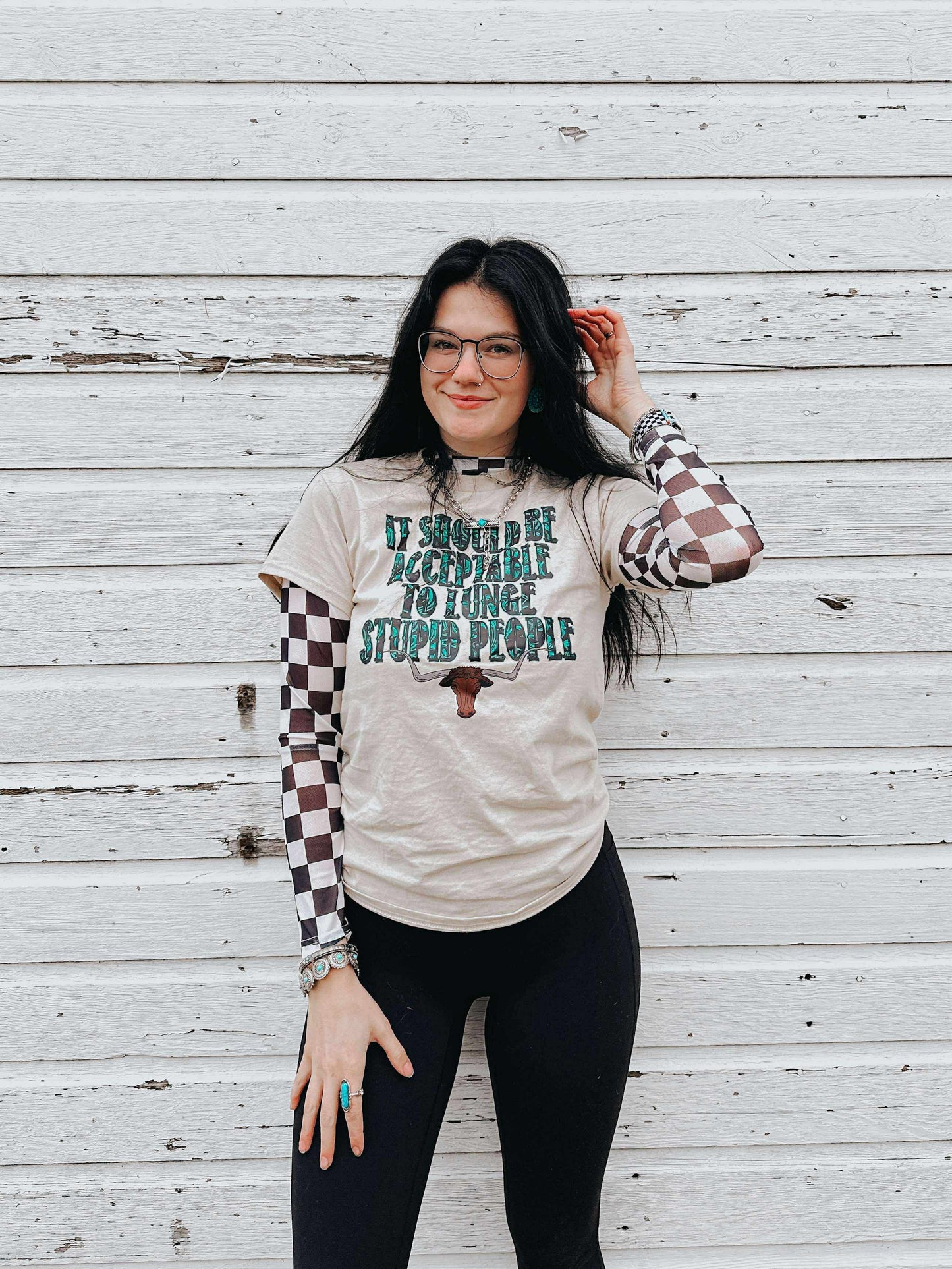 Lunge Stupid People Tee