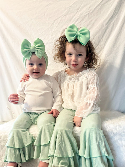 Mint Ribbed Bells RTS
