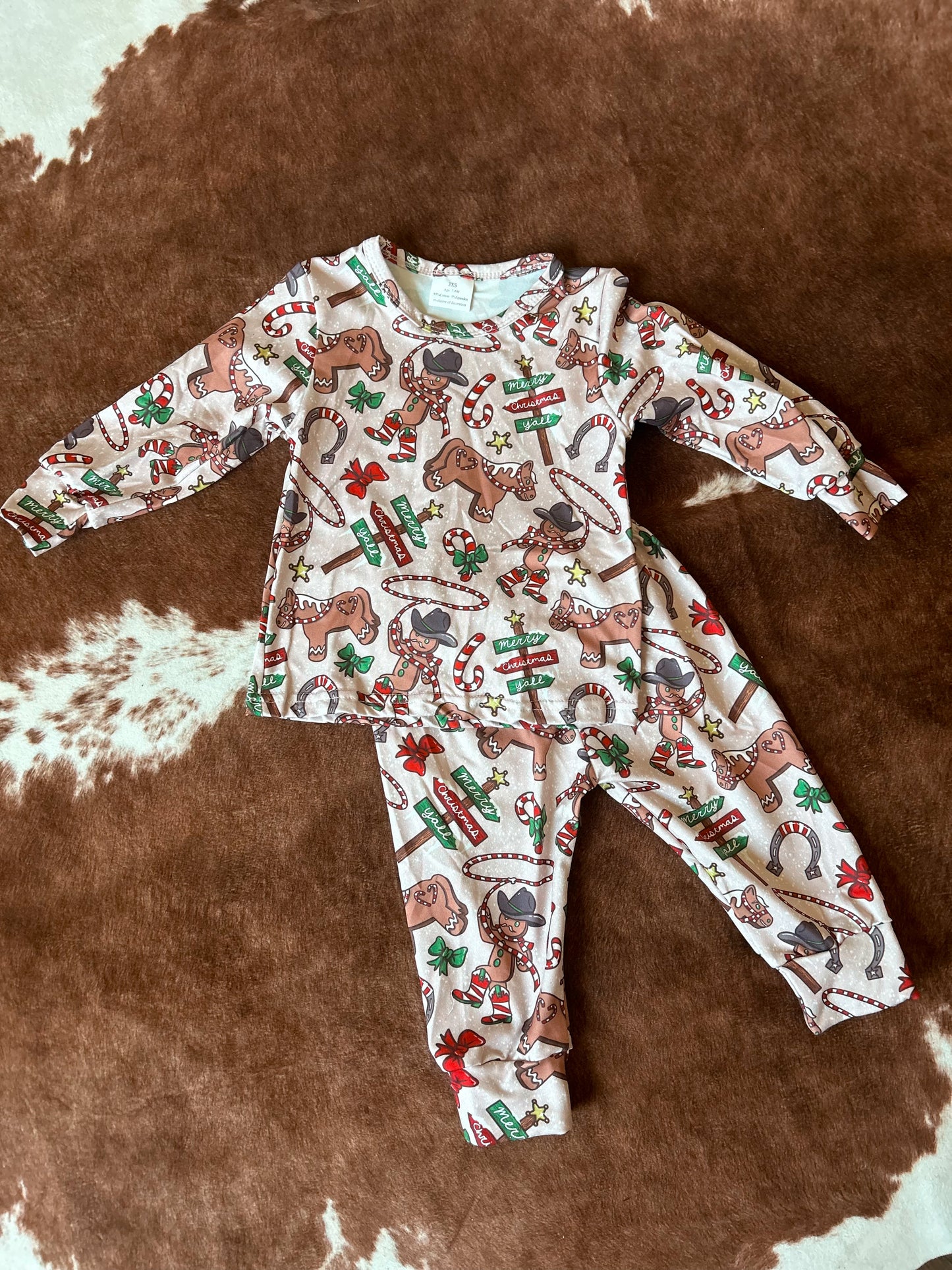 Cowboy Cookie PJs RTS