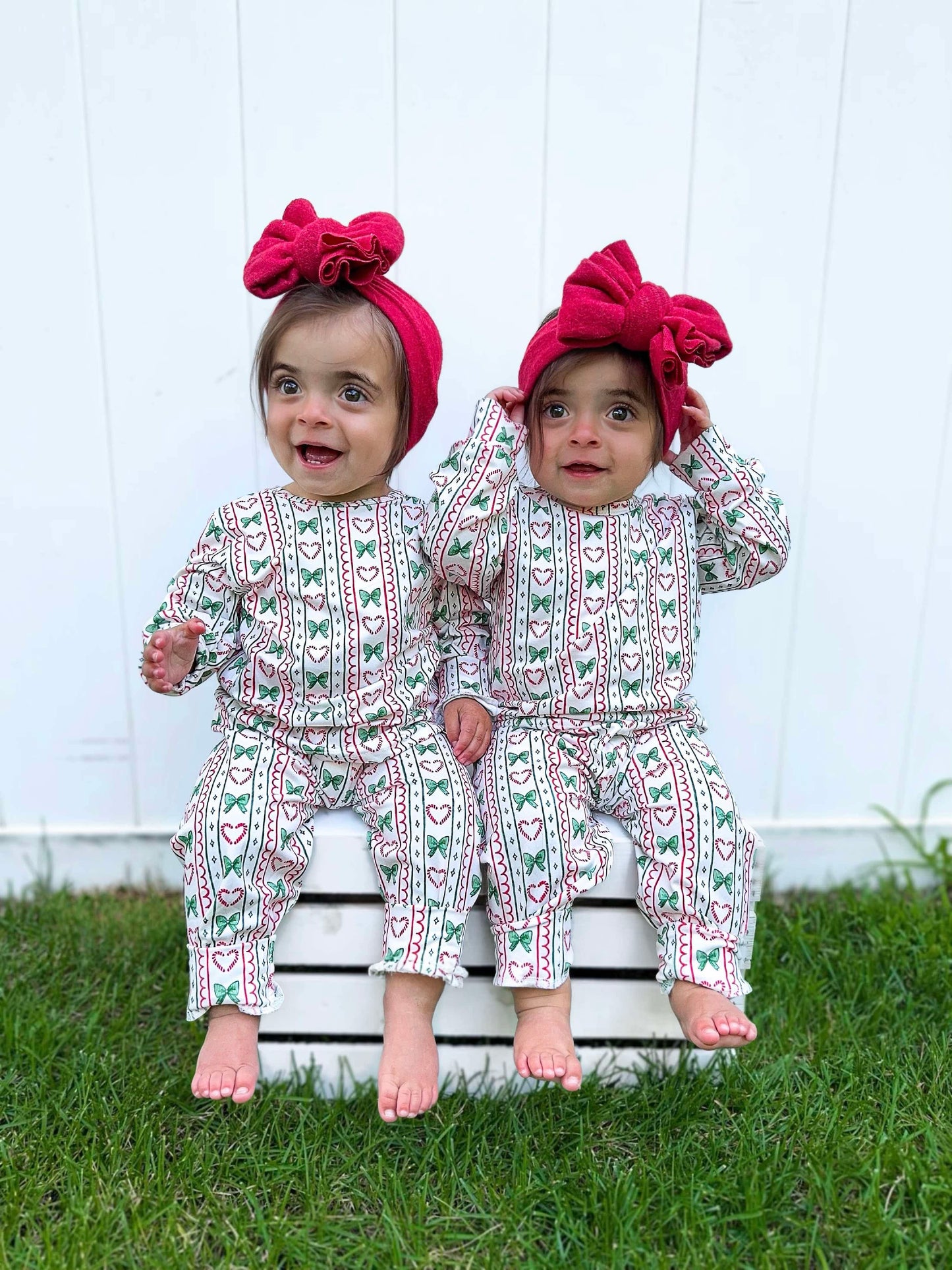 Candy cane cutie PJs RTS