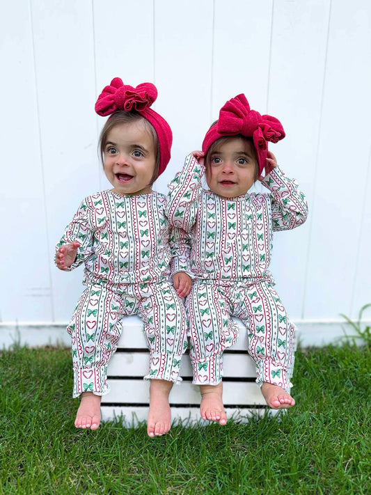 Candy cane cutie PJs RTS