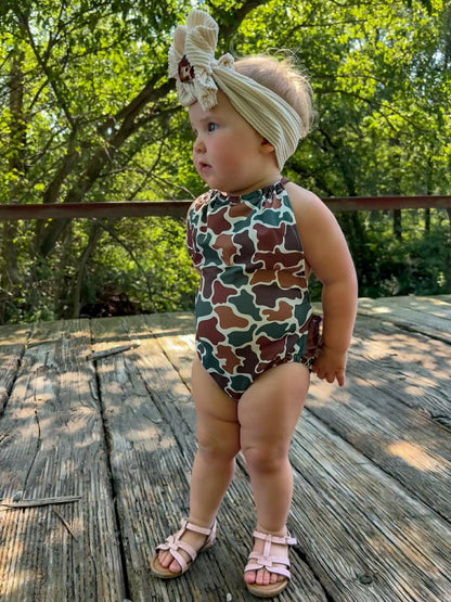 Camo Ruffle Butt RTS