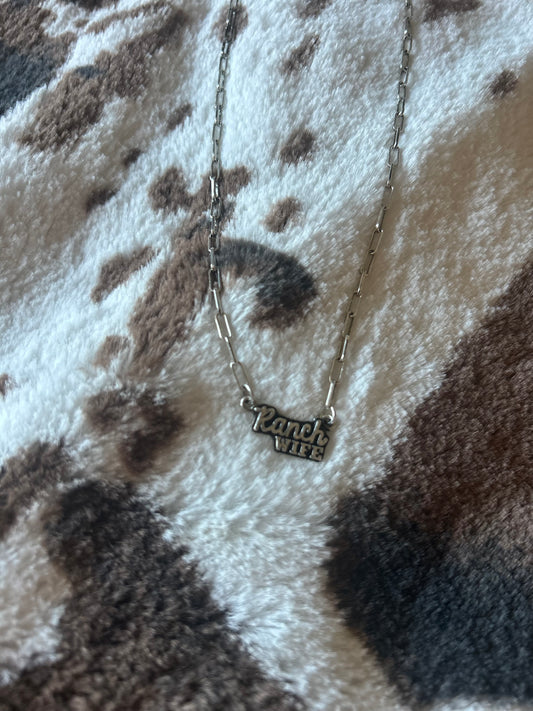 Ranch Wife Necklace RTS