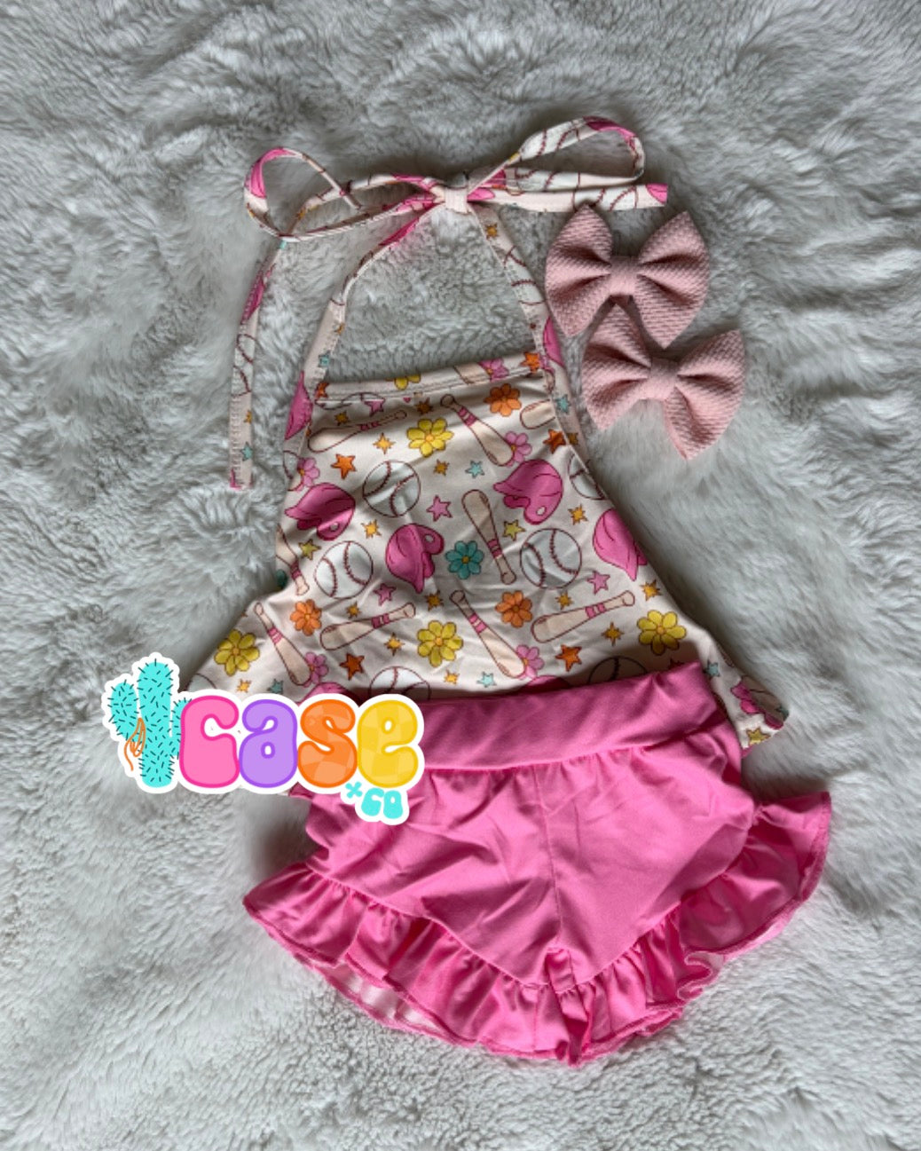 Baseball babe Swing top & shorties RTS