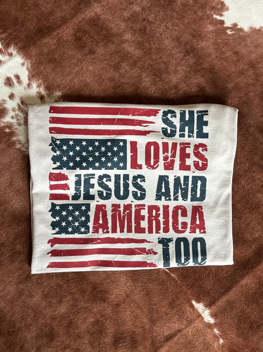 She Loves Jesus & America Too