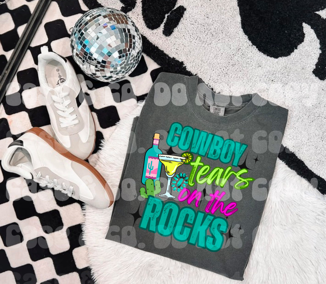 Cowboy Tears on the Rocks