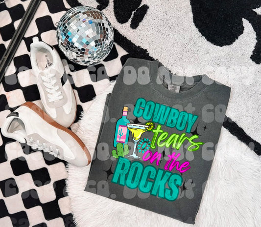 Cowboy Tears on the Rocks