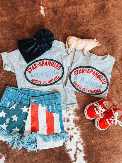 Star Spangled Cowboy/Cowgirl Tee